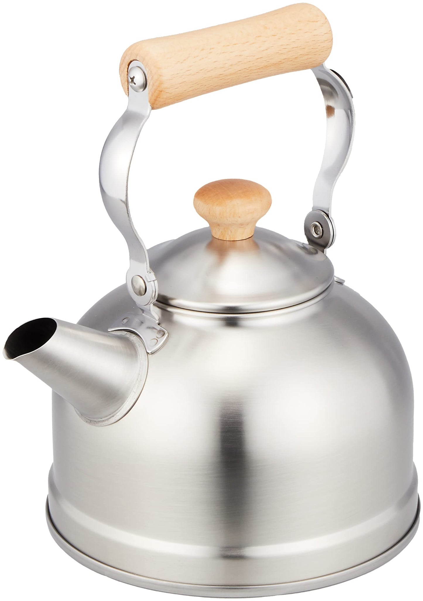 Wahei Freiz CS-021 Chitose Japan, Somewhat Nostalgic Kettle, 0.4 gal (1.5 L), Wooden Pattern, Induction Compatible