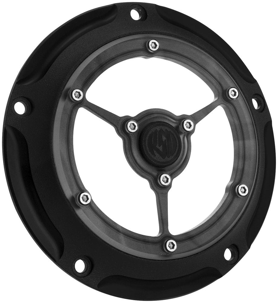 Roland Sands Design Black-ops Clarity Derby Cover, 5-Holes 0177-2007-SMB