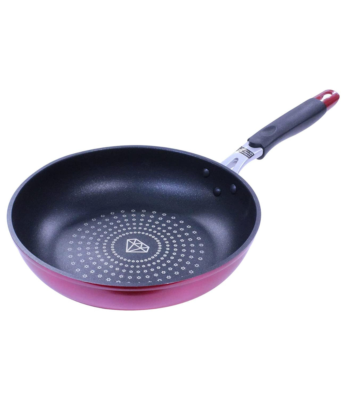 Nansen Japan Artois Frying Pan, Red, 10.2 inches (26 cm)
