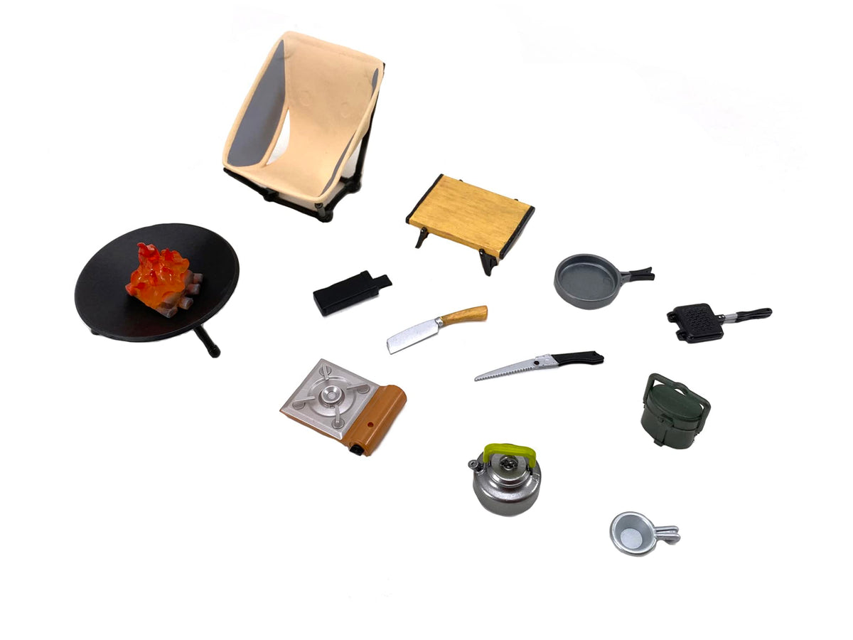 DRAGON HORSE DH E004 1/12 Scale ABS & PVC Camping Equipment Set B