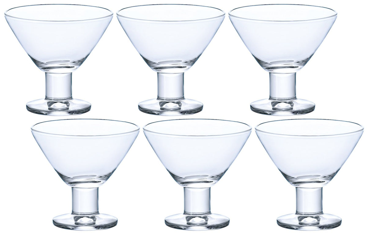 Aderia L-6303 Dessert Cup, 2.6 fl oz (68 ml), Mini Glass, Amir CR Cocktail, Set of 6, Made in Japan