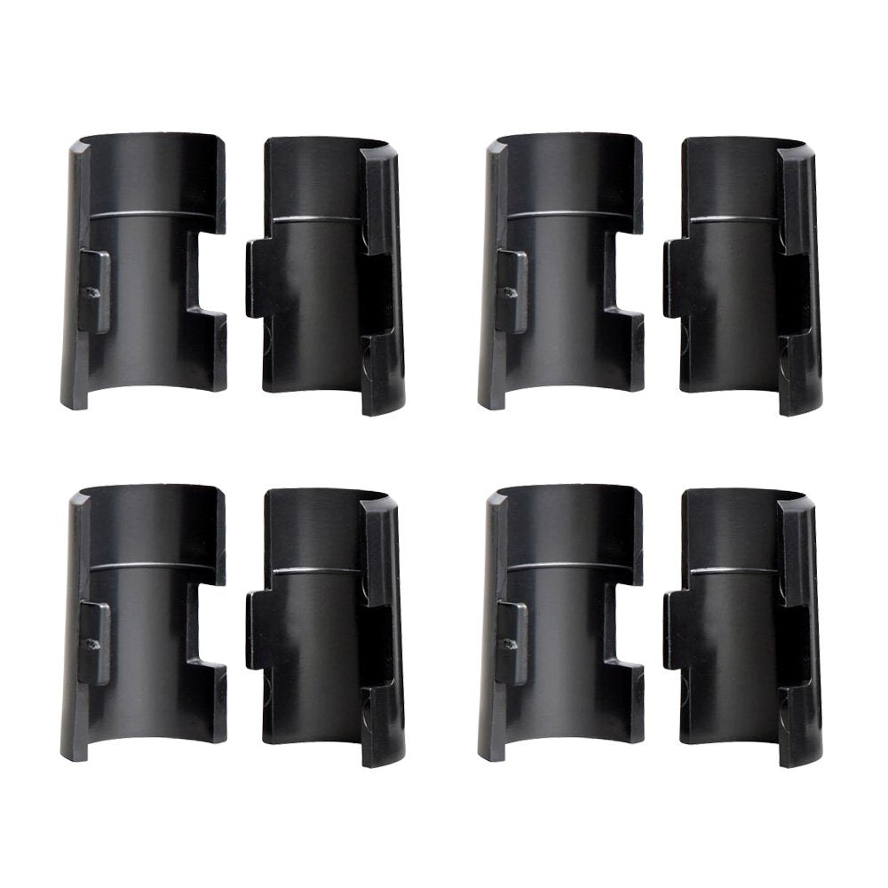 Doshisha IHT-SLV4S Luminous Parts for Pole Diameter 0.7 inch (19 mm), Mounting Parts, Sleeve, Black, Set of 4, φ1.0 x 1.4 inches (2.5 x 3.5 cm)