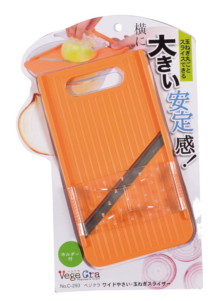 Pearl Metal C-293 Vegicra Wide Gentle Onion Slicer, Made in Japan