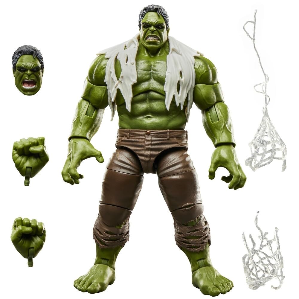 Marvel Legends Series Hulk, Spider-Man: Brand New Day Collectible 6-Inch Action Figure Set