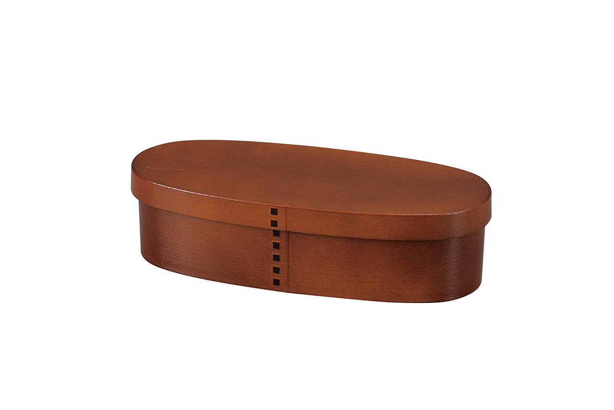 たつみや(Tatsumiya) HAKOYA Lunch Box, brown (light brown)