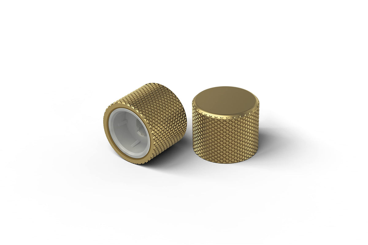 GLORIOUS Rotary Knob for GMMK PRO and Numpad - 8 Colors Gaming - For Custom 75% Keyboard and Swappable Mechanical Keyboards - Easy Install - Elegant Aluminum Design (Gold)