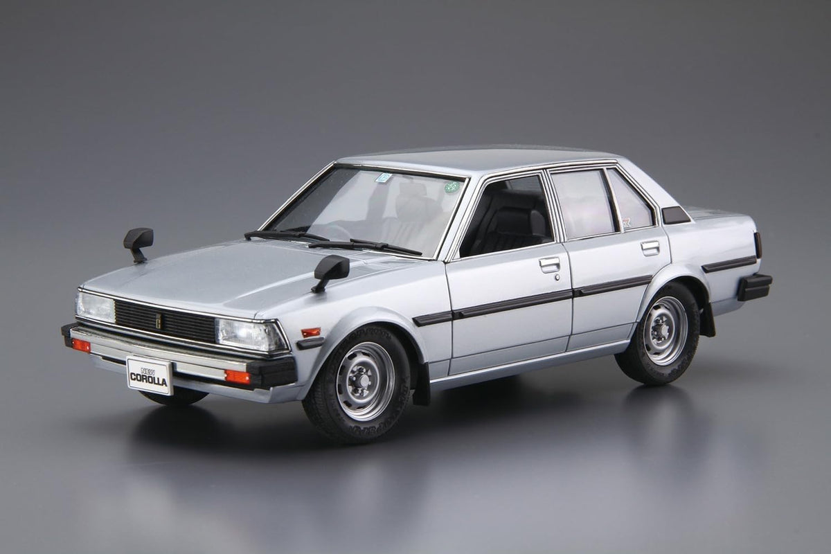 Aoshima Bunka Kyozai Aoshima The Model Car Series 1/24 Toyota E71/70 Corolla Sedan GT/DX '79 Plastic Model