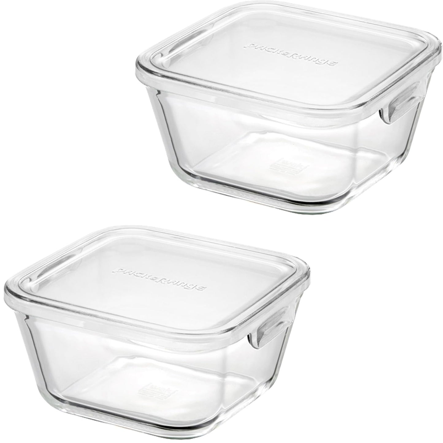 iwaki F3247HM2UC Storage Container, Urban Clear, Deep Type, Set of 2, Pack & Range