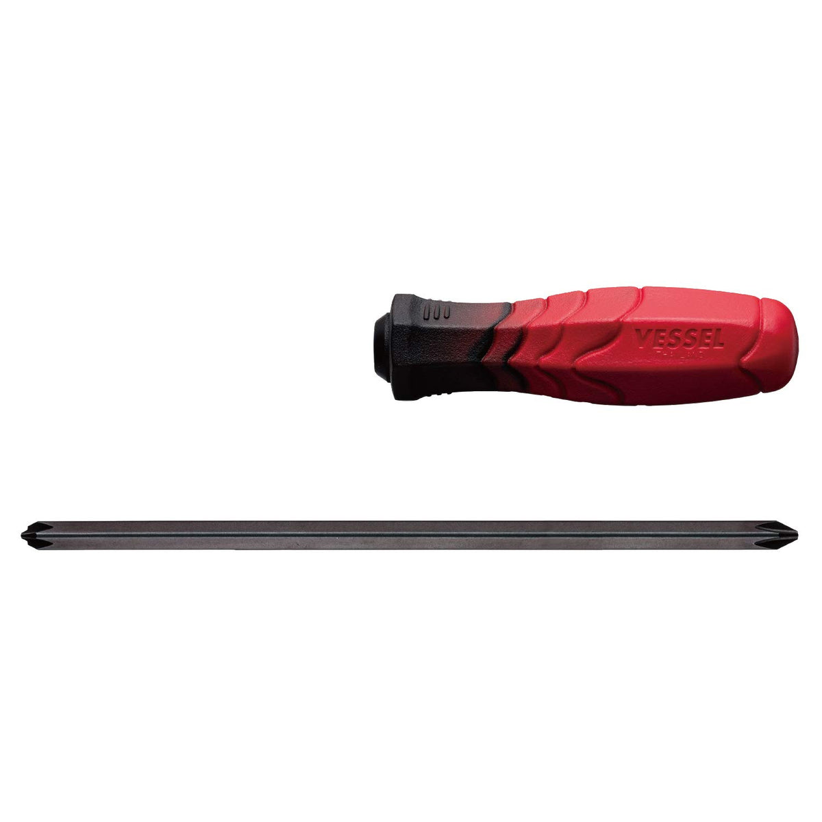 Vessel 400W-1236 Dual Tone Replacement Screwdriver (Replacement Axis +1+3/+2 x 200mm)