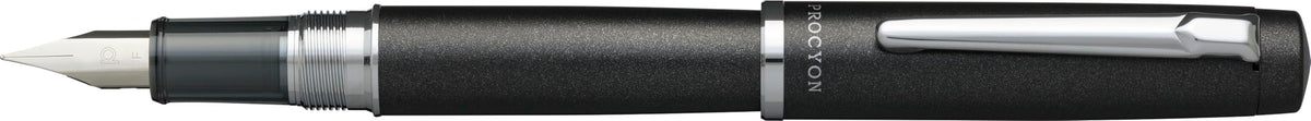 PLATINUM Procyon PNS5000-1 Fountain Pen/Nib Thicknesses: Fine/Colour: Shadow Mica Black/Black/Handmade/with Gift Box/Fountain Pen, Pack of 1