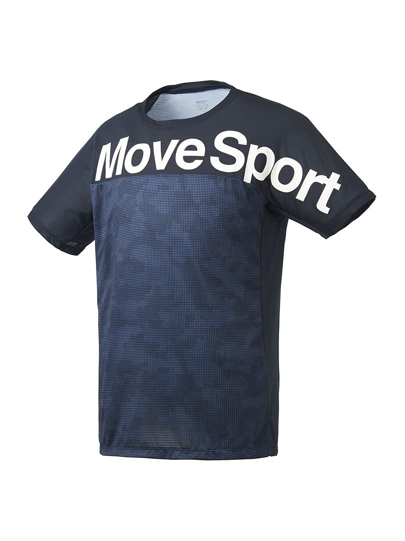 Descente DMMRJA66 Men's Graphic Short Sleeve T-Shirt, NV,