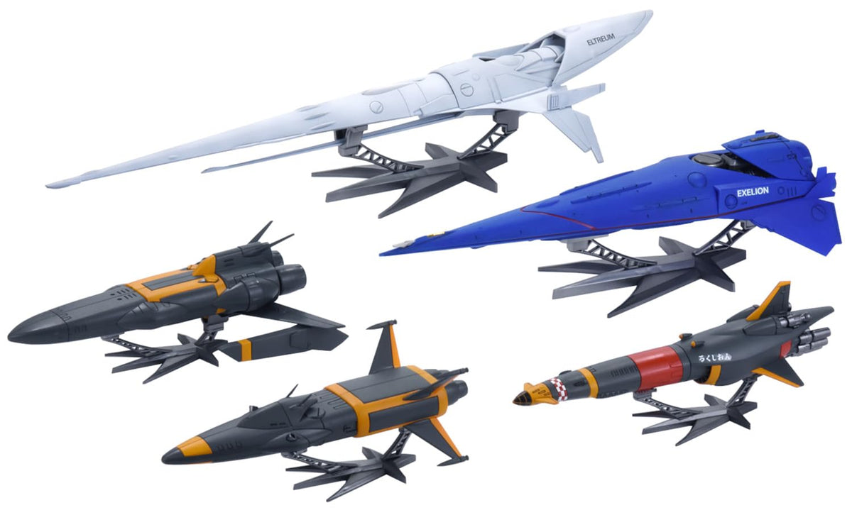 Belfine Top Hello! Mechanical Selection Set of 5 Plastic Models without Scale BP013