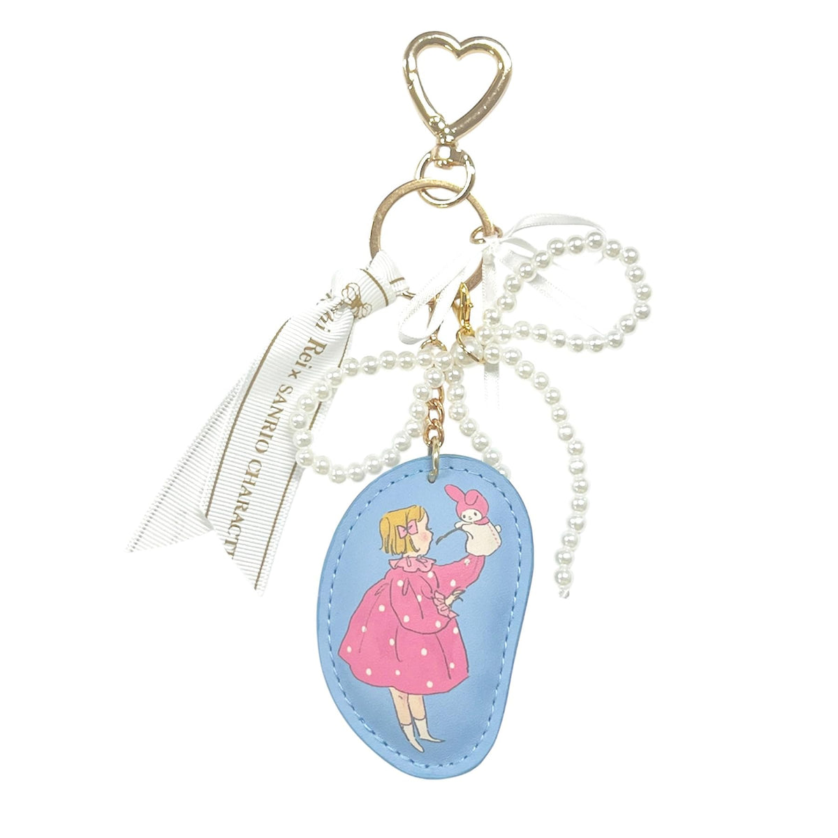 Nicot Kurahashi Rei Sanrio Characters Die Cut Charm Keychain Bag Charm Illustrator Kurahashi Rei Sanrio Characters Collaboration Gift Treat Yourself (MM BLU)