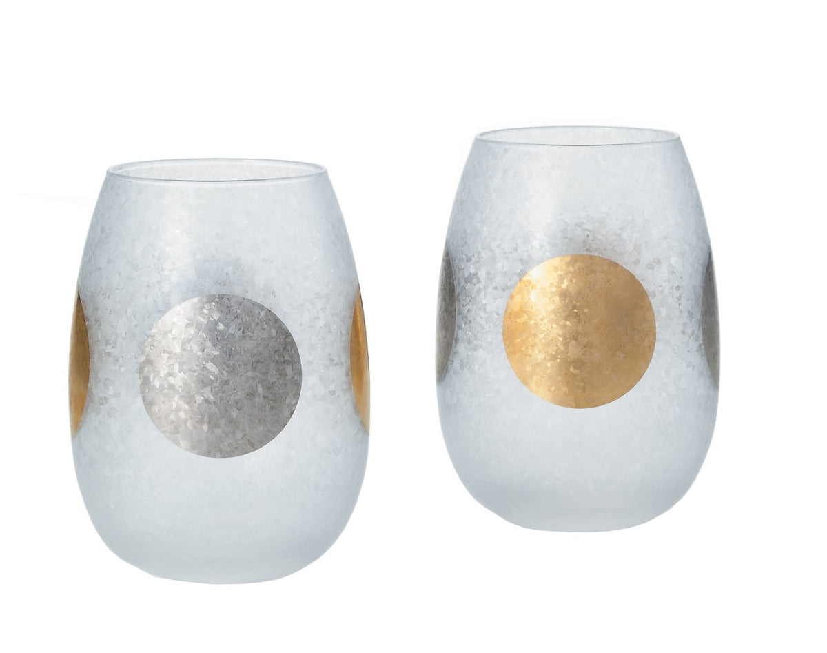 Aderia S-6254 Glass Pair Set, Sun/Moon Tumbler, 10.1 fl oz (315 ml), Premium Nippon Taste, Made in Japan, Comes in a Presentation Box, Birthday Gift