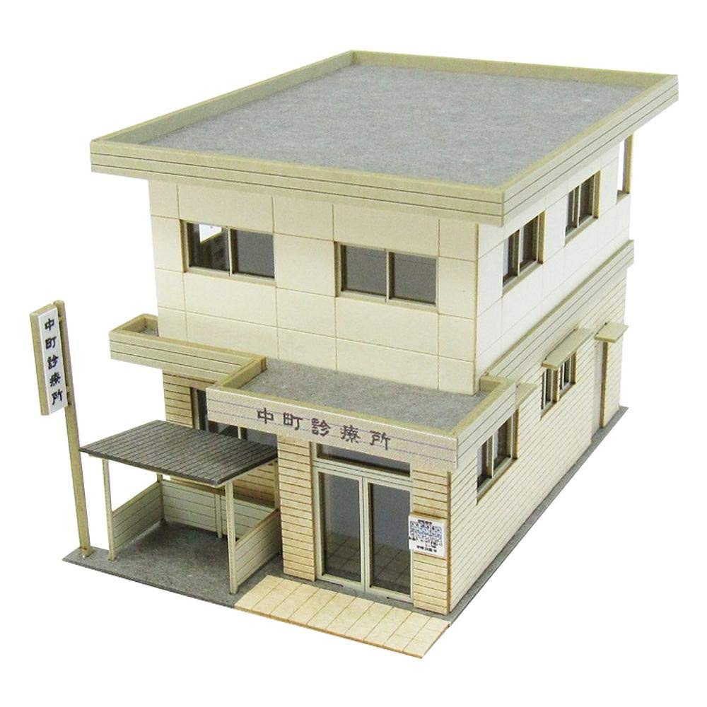Sankei 1/150 Nostalgic Diorama Series Clinic Paper Craft