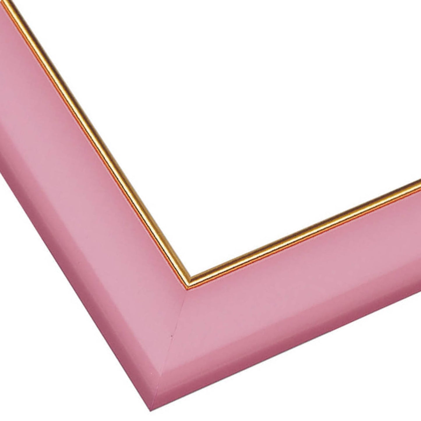 BEVERLY Gold Molle Wooden Puzzle Frame, Pink (49 x 72 cm)