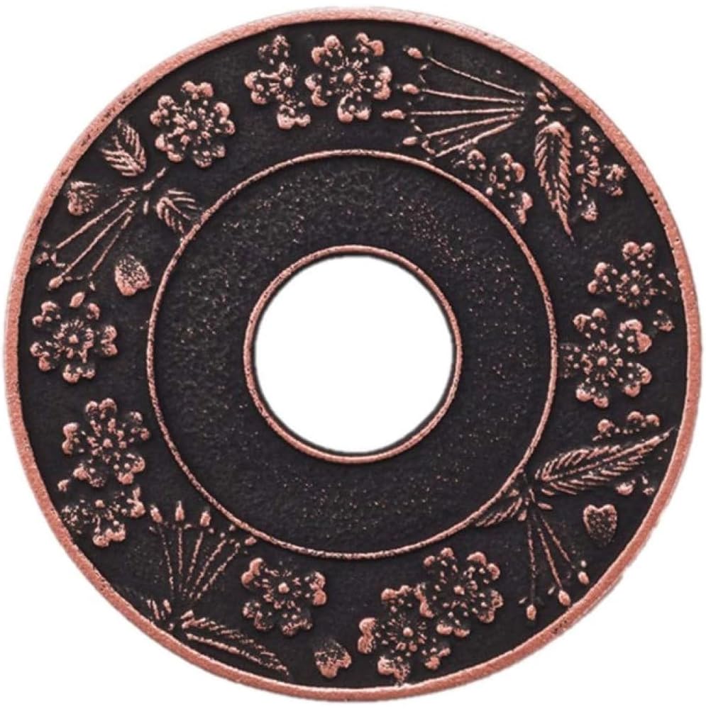 Iwachi 17204 Kamashiki Round Sakura, Large, Copper/Black