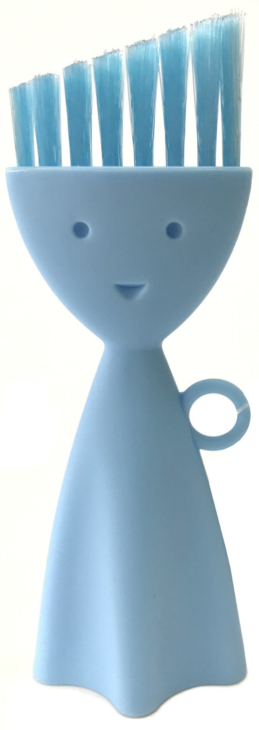 Marna K187B Lunch Box Washing Brush, Blue, for Sumikko Lid/Hard to Reach Dirt, Small, Sumikko Wash