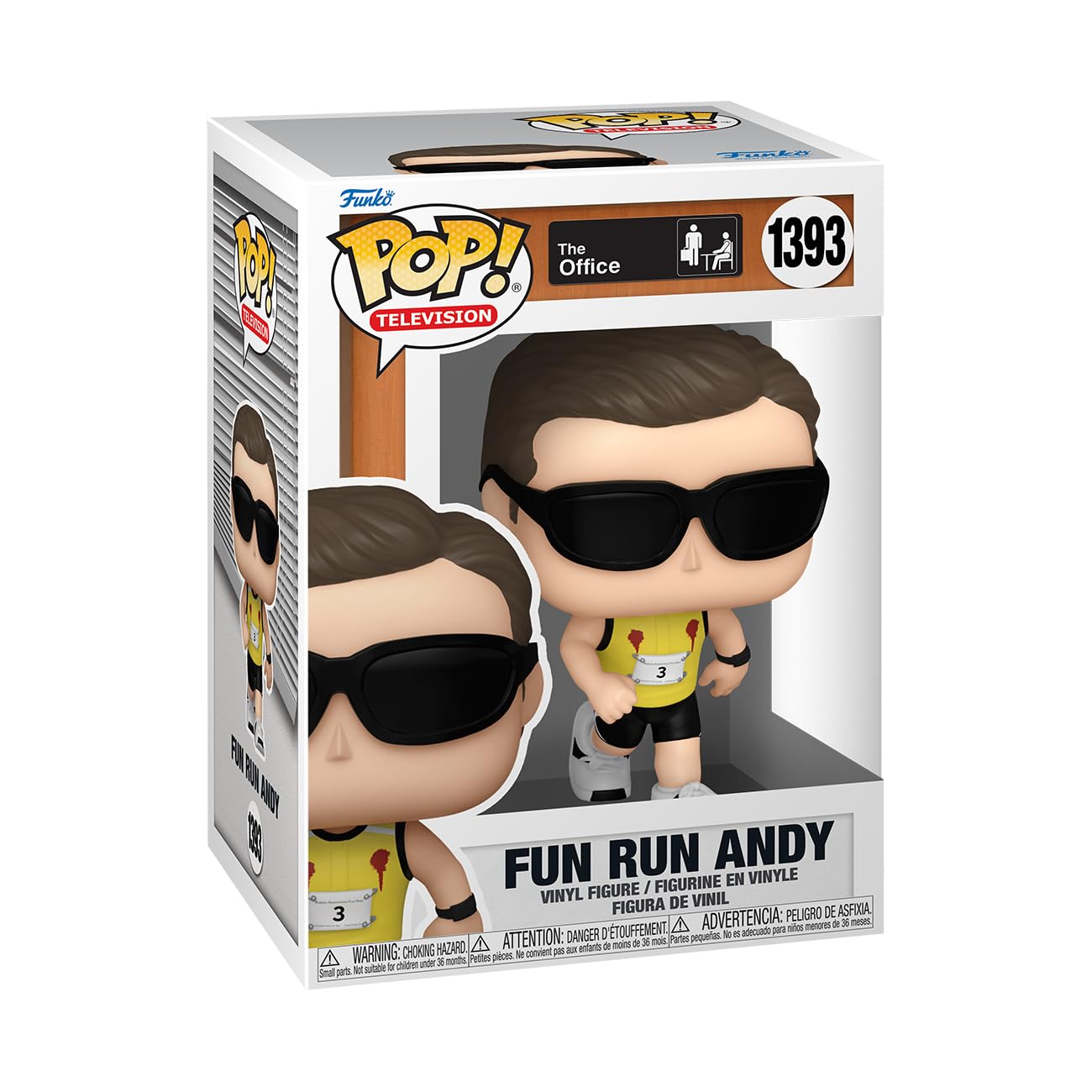 Funko POP! TV: The Office - Fun Run Andy Bernard - Collectable Vinyl Figure - Gift Idea - Official Merchandise - for Kids & Adults - TV Fans - Model Figure for Collectors and Display