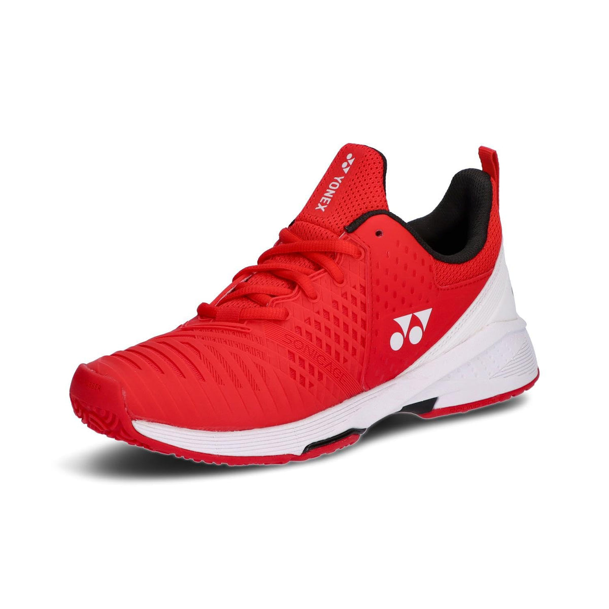 Yonex Power Cushion Sonicage 3LGC Tennis Shoes, red/white (713)