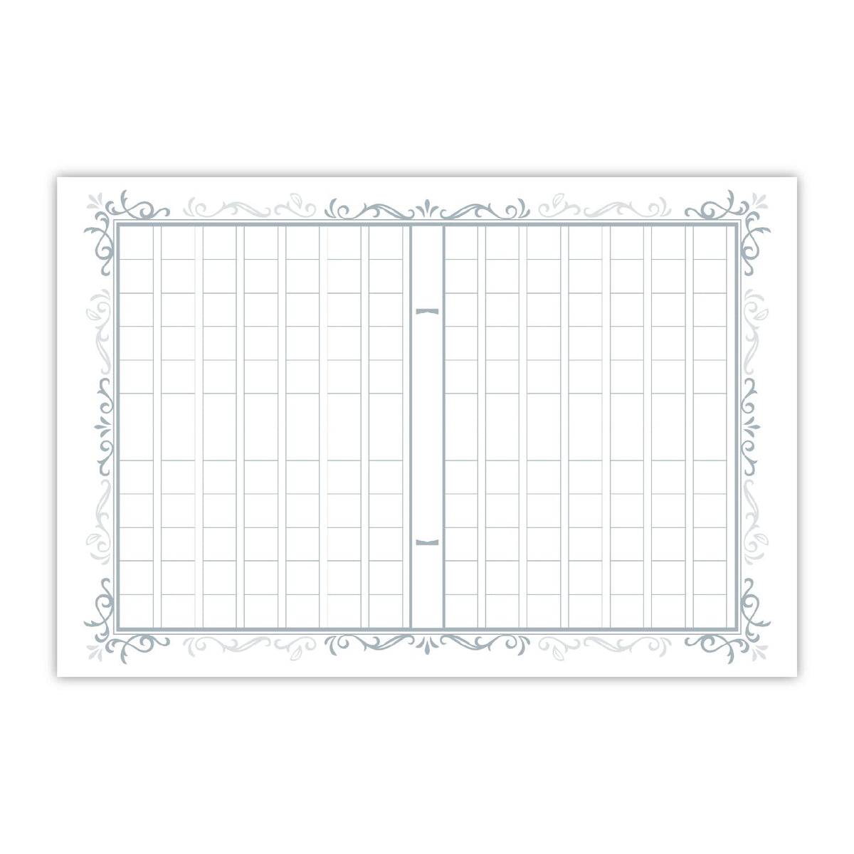 Sasagawa 36-5000 Fountain Pen, Manuscript Paper, Ink Specific, Writing Feel, Postcard Size, Vertical, 168 Characters, 31 Sheets
