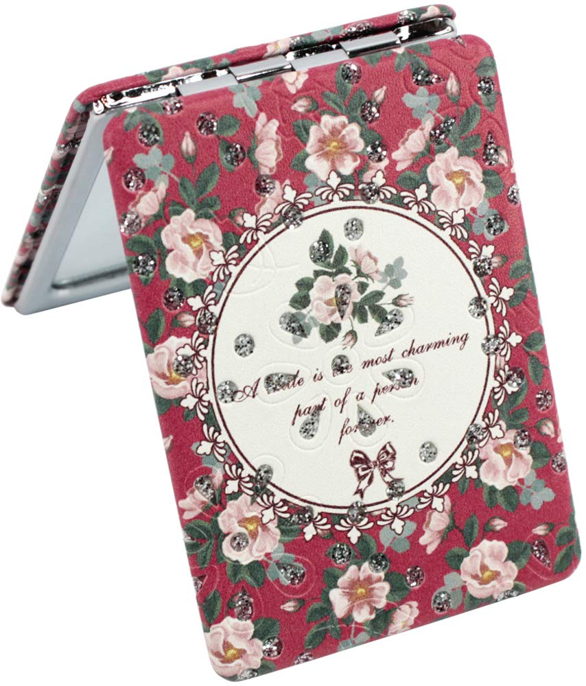 ロイヤルアーデン Royal Arden 73551 Compact Mirror, Rectangular Flower Garden, 2.4 x 0.4 x 3.3 inches (6 x 1 x 8.5