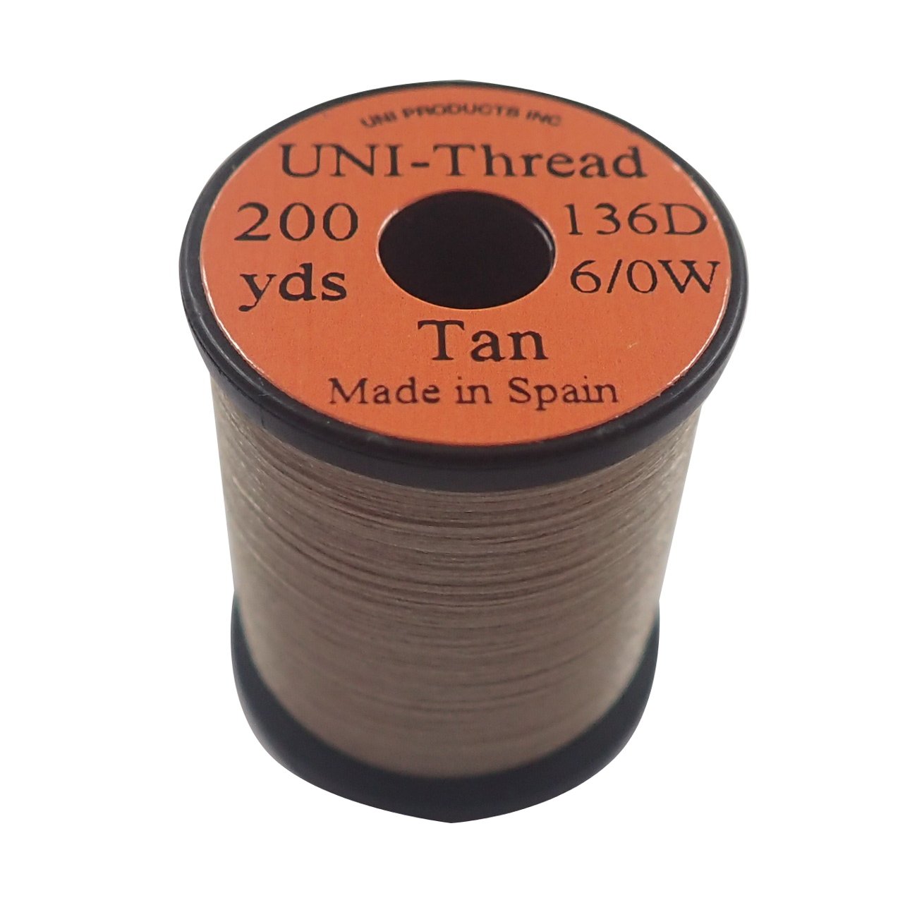 TIEMCO Fly Tying UNI Uni-Thread, 6/0, 200 Yards, Tan