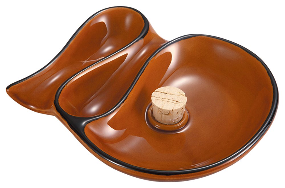 Tsuge #78191 Easter Twist Ashtray, Brown