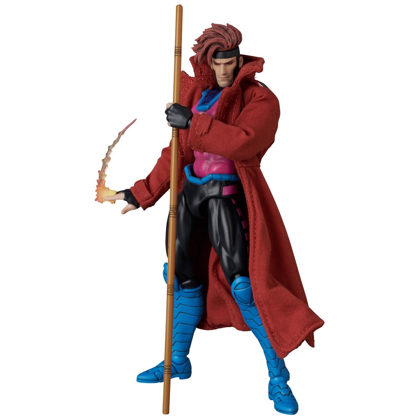 MEDICOM TOY MAFEX No. 287 GAMBIT GAMBIT Comic Variant Version, Total Height Approx. 6.3 inches (160 mm), Non-scale, Pre-painted Action Figure