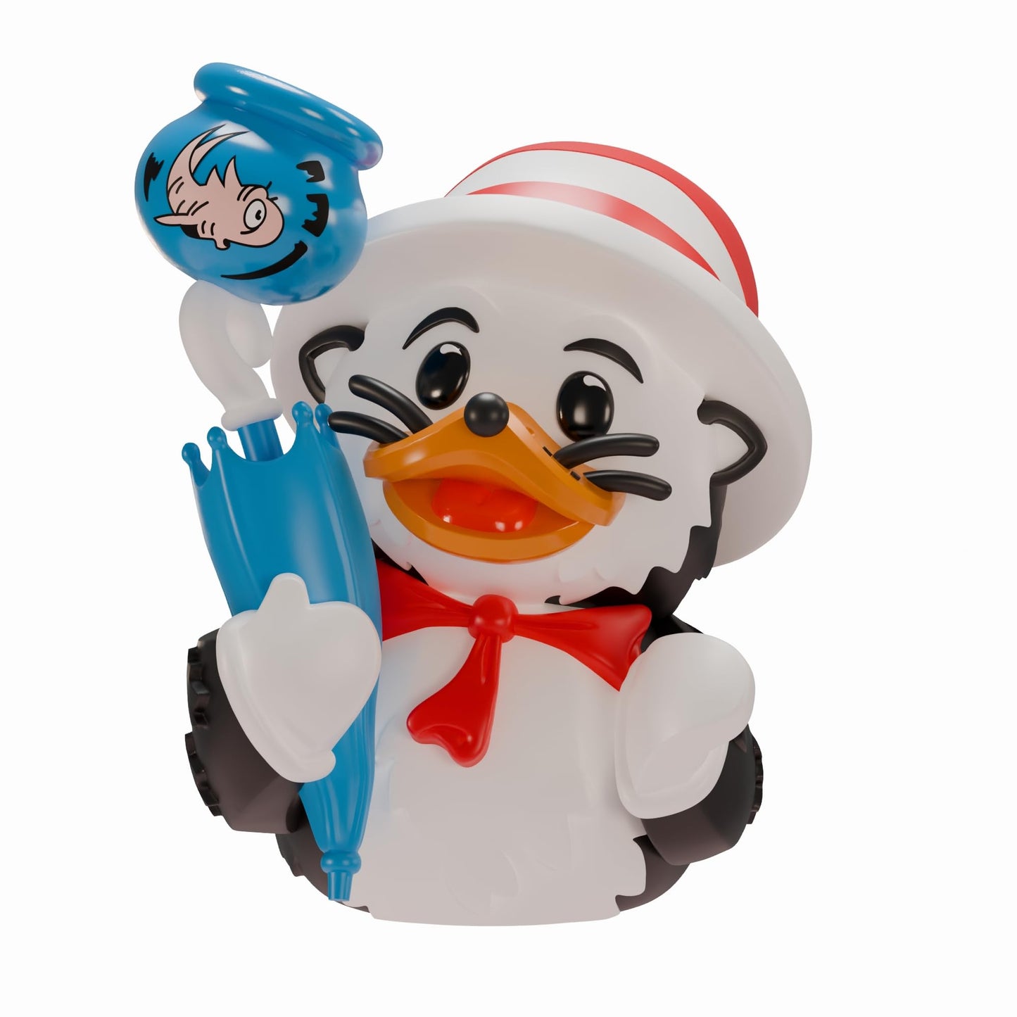TUBBZ: Dr. Seuss The Cat in the Hat Rubber Duck Collectible Toy 3.5"