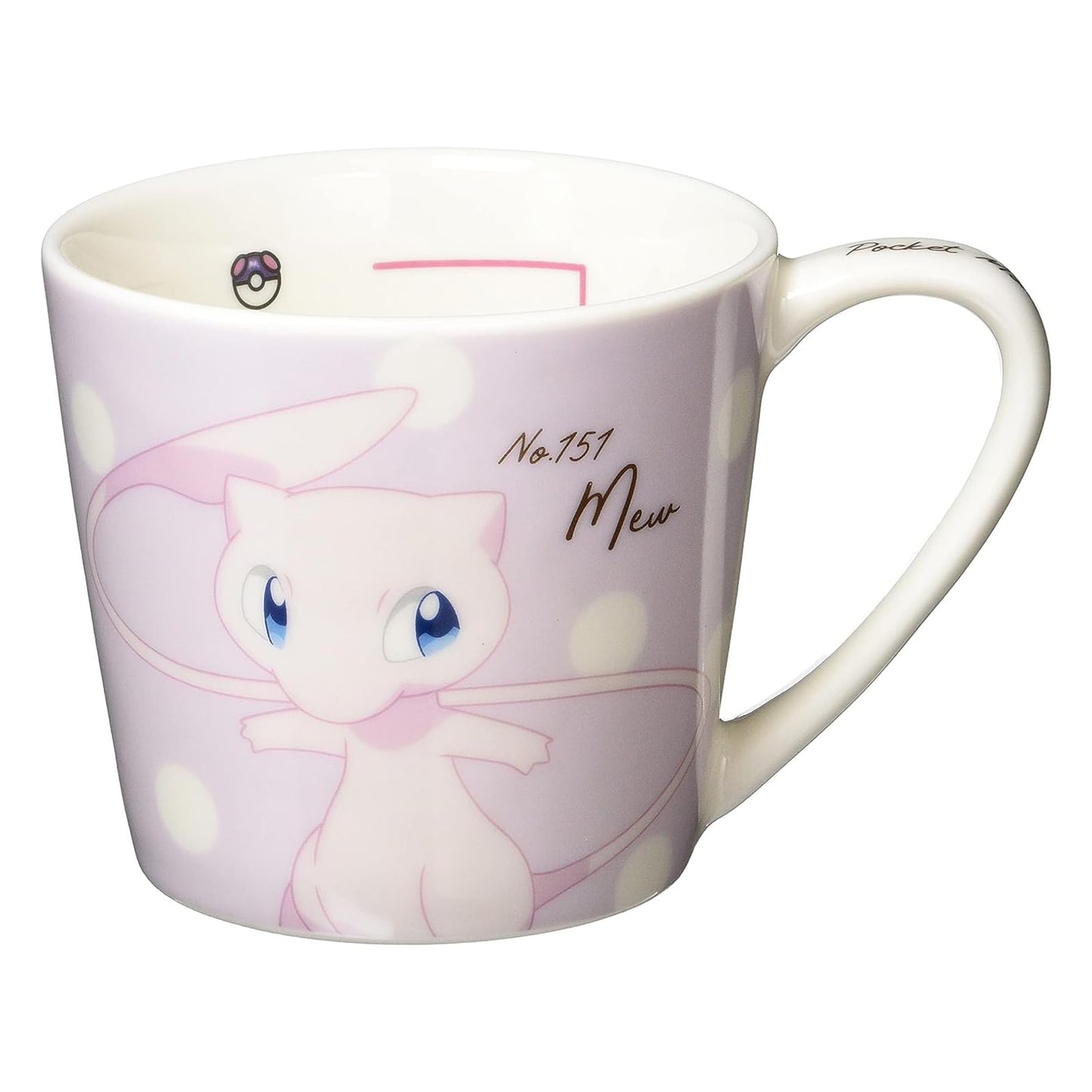 T'S Factory PM-5524627MW Mug, Pokemon Mew, Measure Mug, 7.8 fl oz (220 ml)