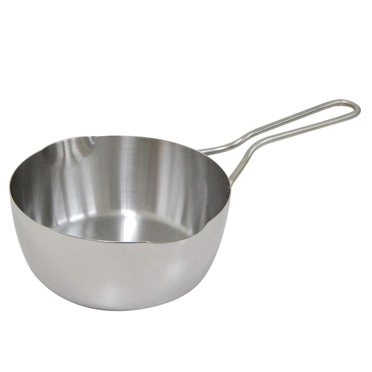 Urushiyama Metal Industries KSN-16Y Yukihira Pot, 6.3 inches (16 cm), Induction Compatible, Stainless Steel, Made in Japan