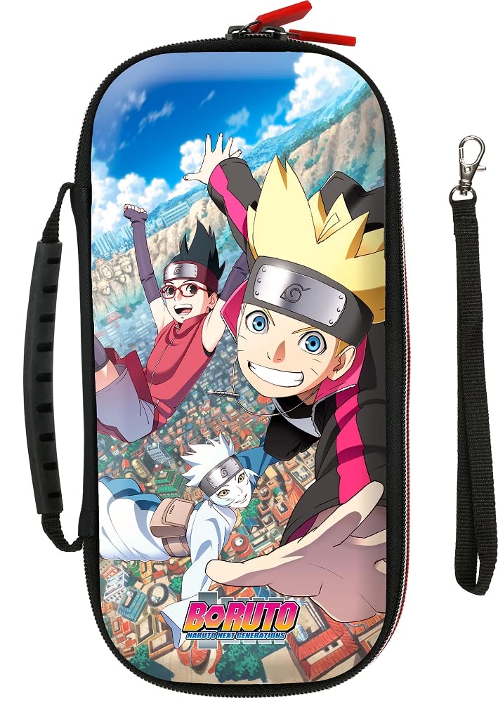 Konix Boruto Naruto Next Generations Case and Storage Fly for Nintendo Switch - Team 7 Konoha, multicoloured, Fly - Team 7, multicoloured, Fly - Team 7