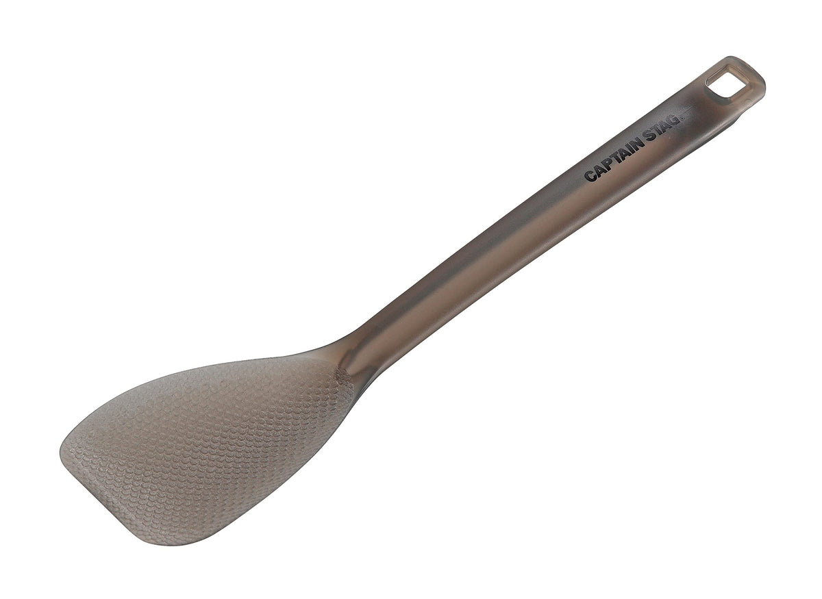 Captain Stag G-FLOAT UH-4718 Kitchen Tool, Cooking Tool, Rice Spoon, Turner, TPX Resin, High Heat Resistant, Stir Fry Chamoji, Made in Japan, Smoke