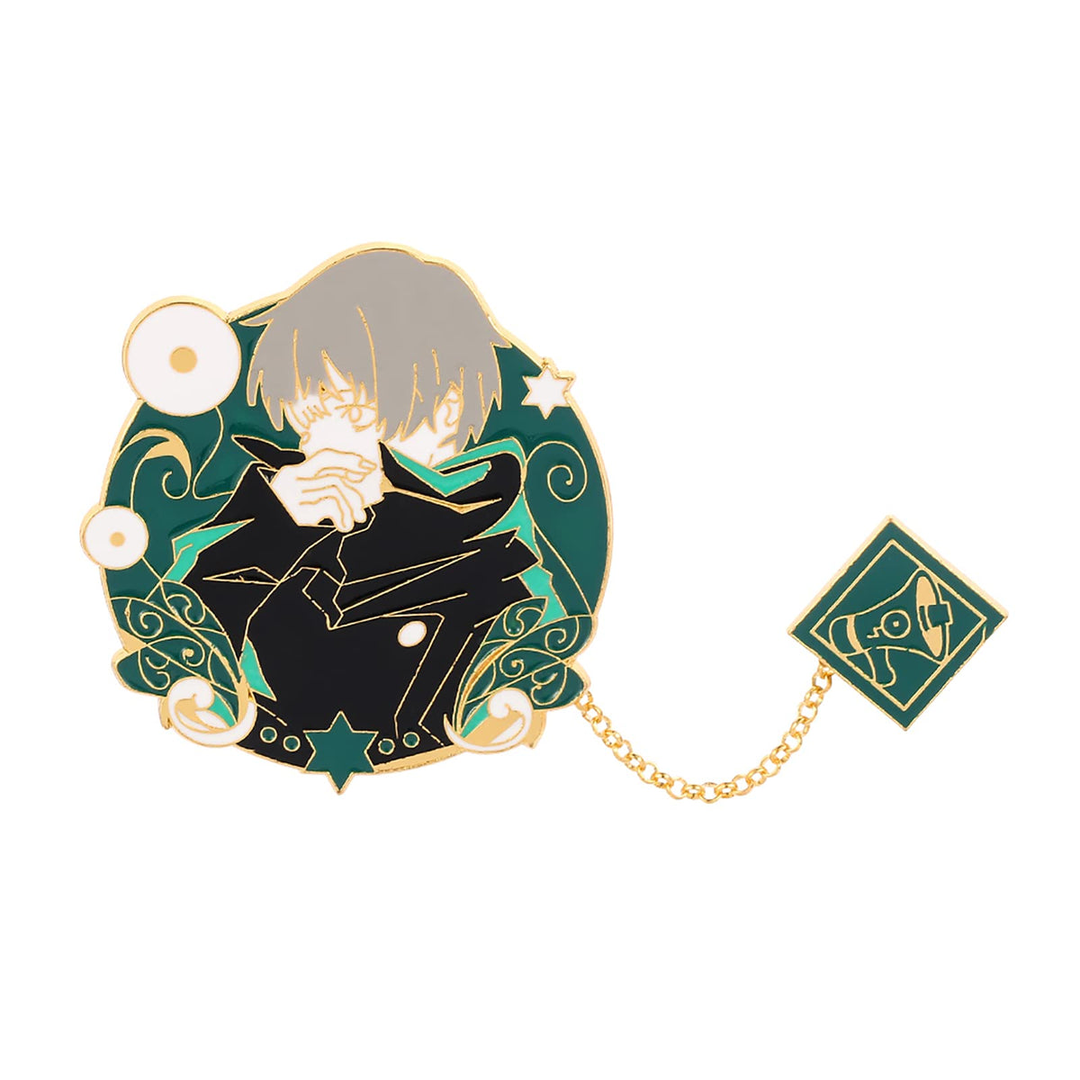 Anime Jujutsu Enamel Pins - Character Figure Cosplay Lapel Pin Metal Brooches Badges Gifts for Fans (C)