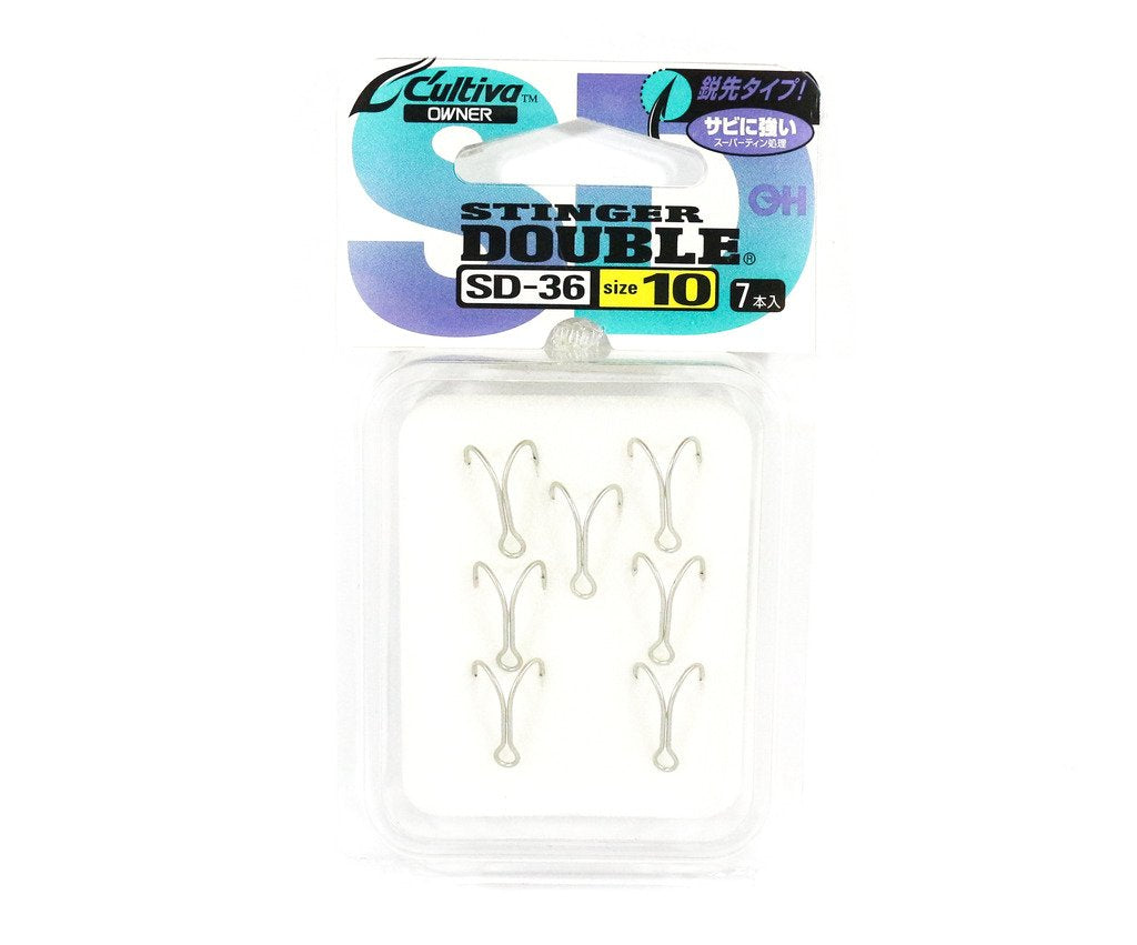 Owner SD-36 Double Hook, Stinger Double, No. 10 11578