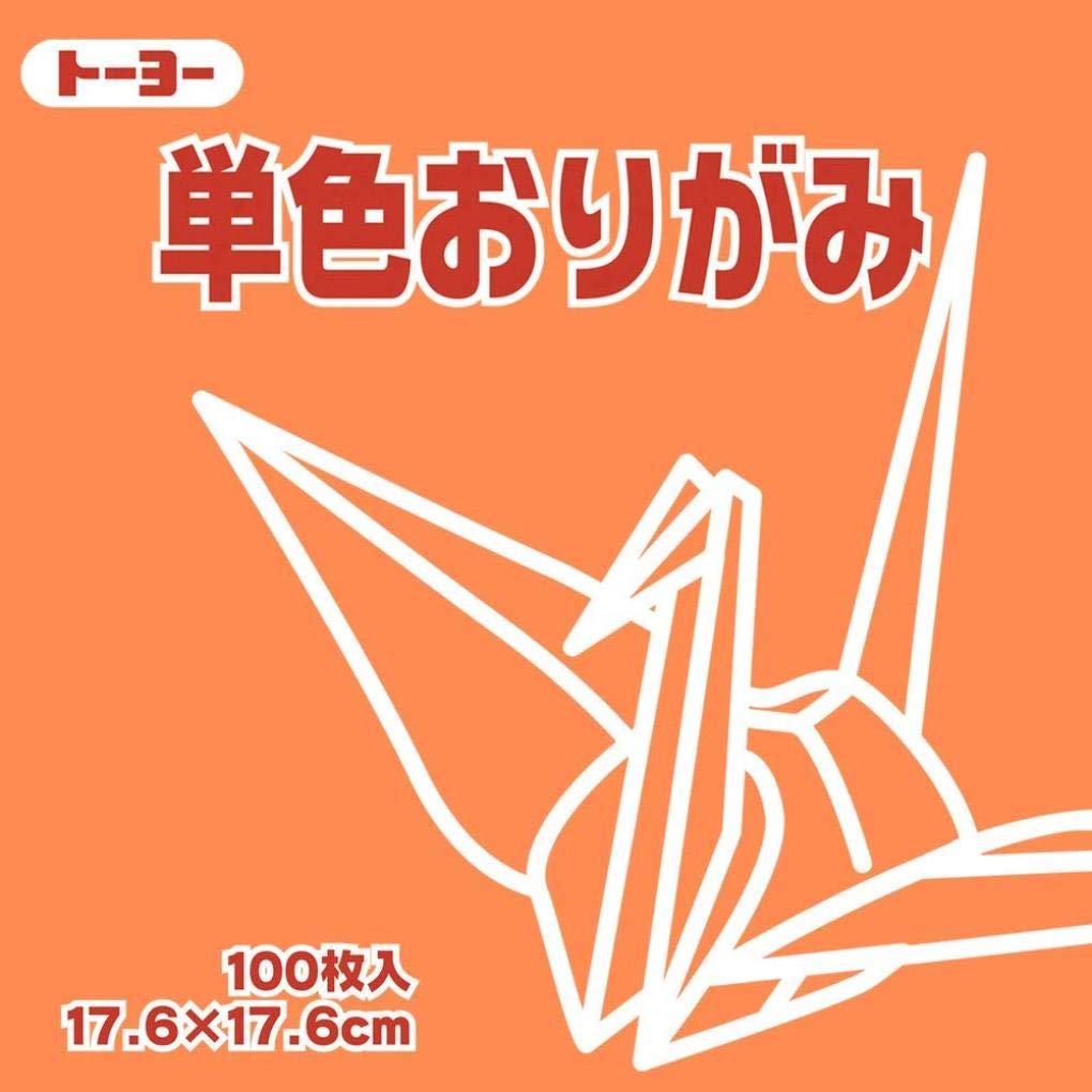 Toyo Solid Origami Paper 6.9 inches (17.6 cm) Square