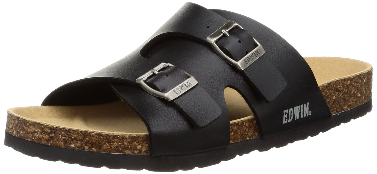 Edwin Men's Sandals, black, (009), 26.0 cm