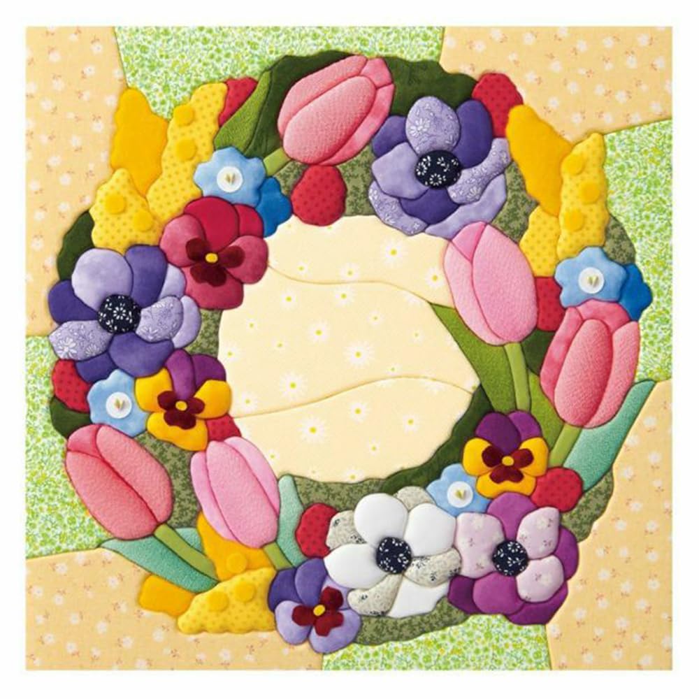 Sakura Horikiri Kimekomi Spring Wreath 5145693