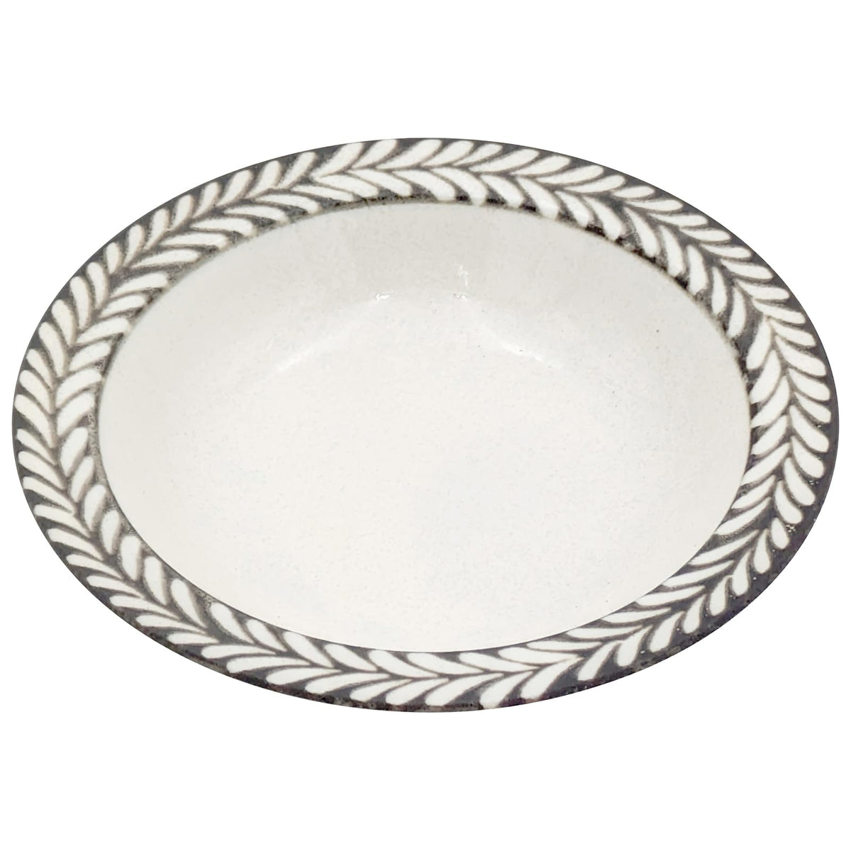 Mino Ware 132-5033 Plate, Medium Bowl, 5.9 inches (15 cm), Microwave and Dishwasher Safe, Ivory, Made in Japan