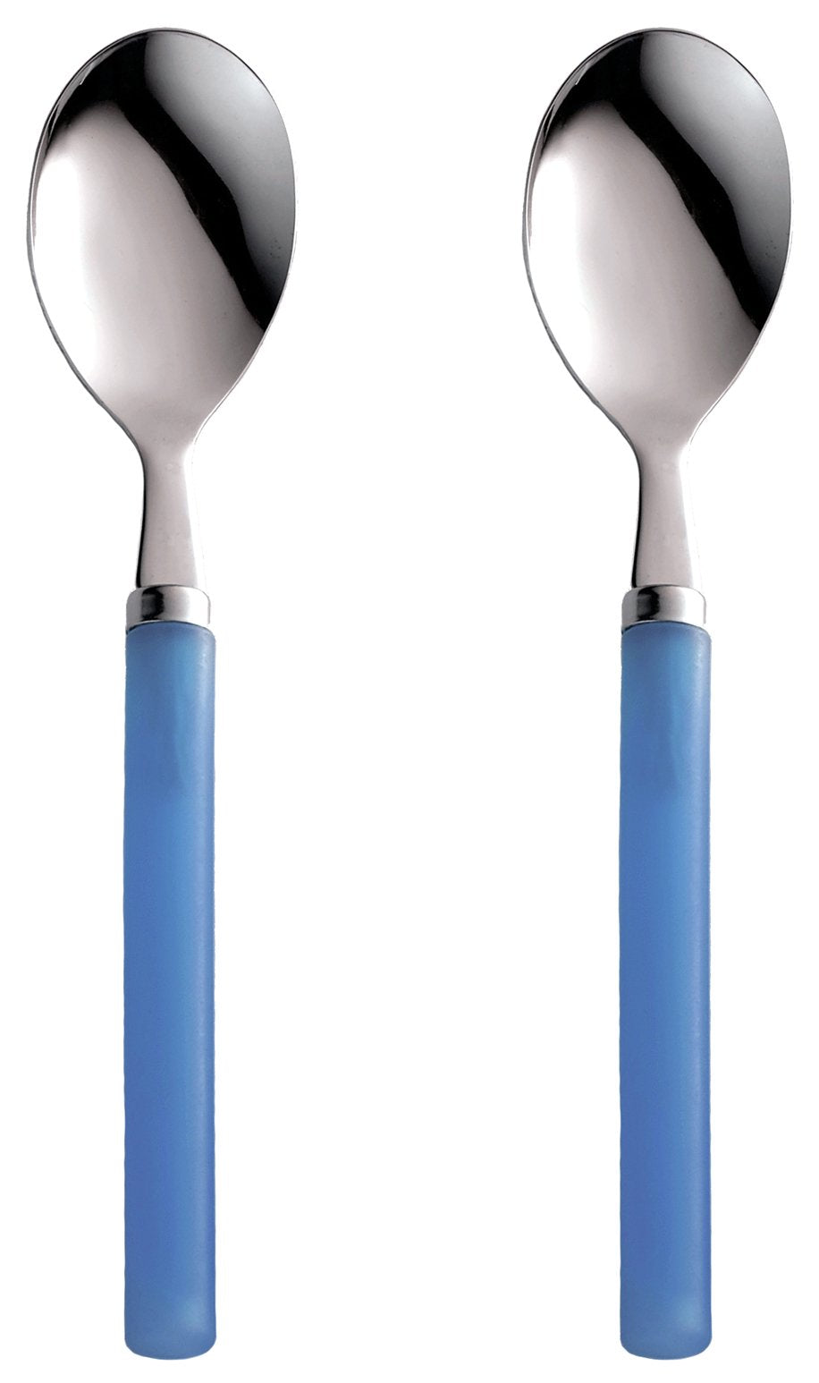 Nagao Frosty Dinner Spoon, Blue, Set of 2, Made in Japan