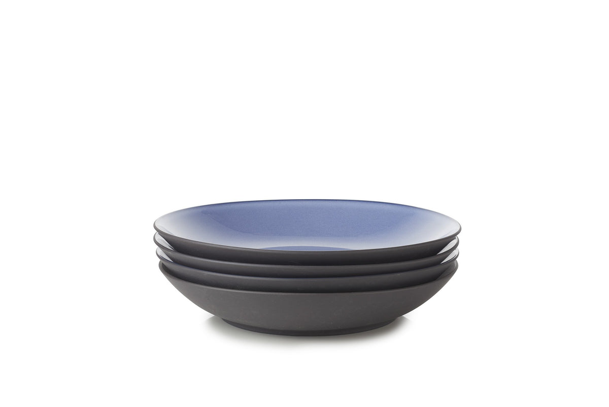 REVOL EQ1127N Set of 4 Coupe Plates, 10.75", Cirrus Blue