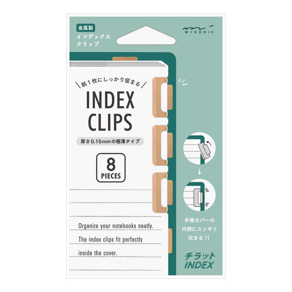 Midori Chiratto Index Clips