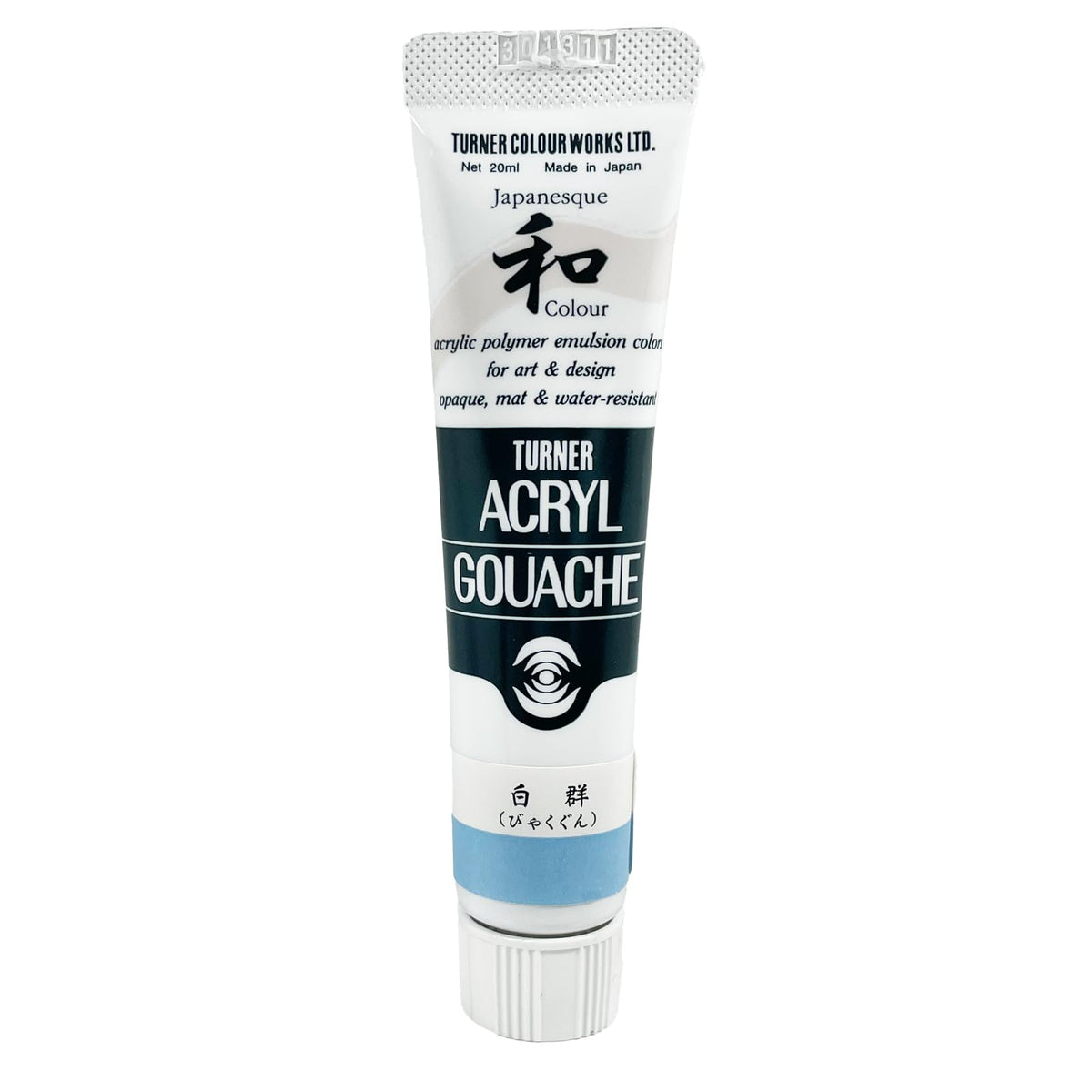 Turner Colour Works Acryl Gouache Artist Acrylic Paint - Single 20 ml Tube - Japanesque Sky Blue
