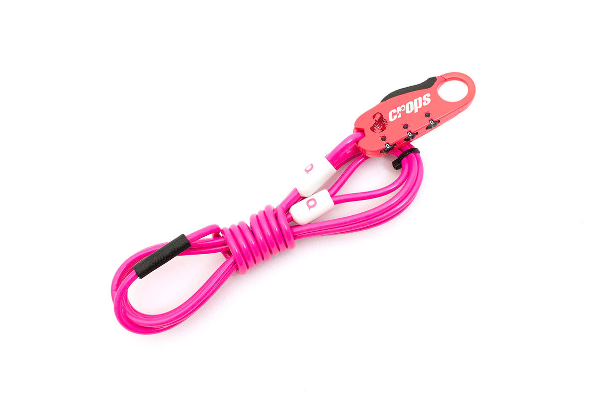 Crops CP-SPD07-EW-08 Long Wire Lock Q4 Easy Wrap | 0.2 x 70.9 inches (4 x 1800 mm) (Pink)