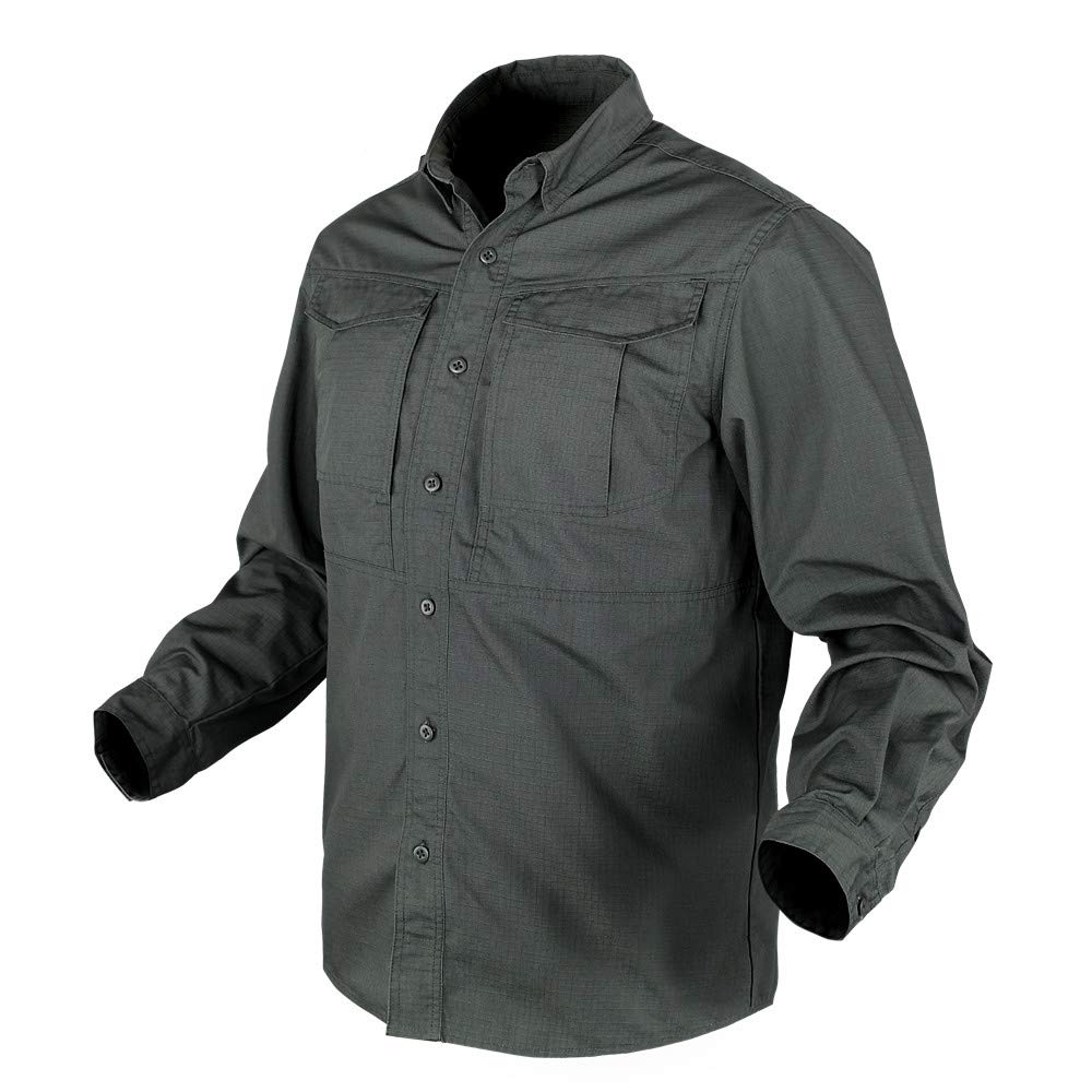 Condor Outdoor Tac-Pro Tactical Shirt (Graphite, Large)
