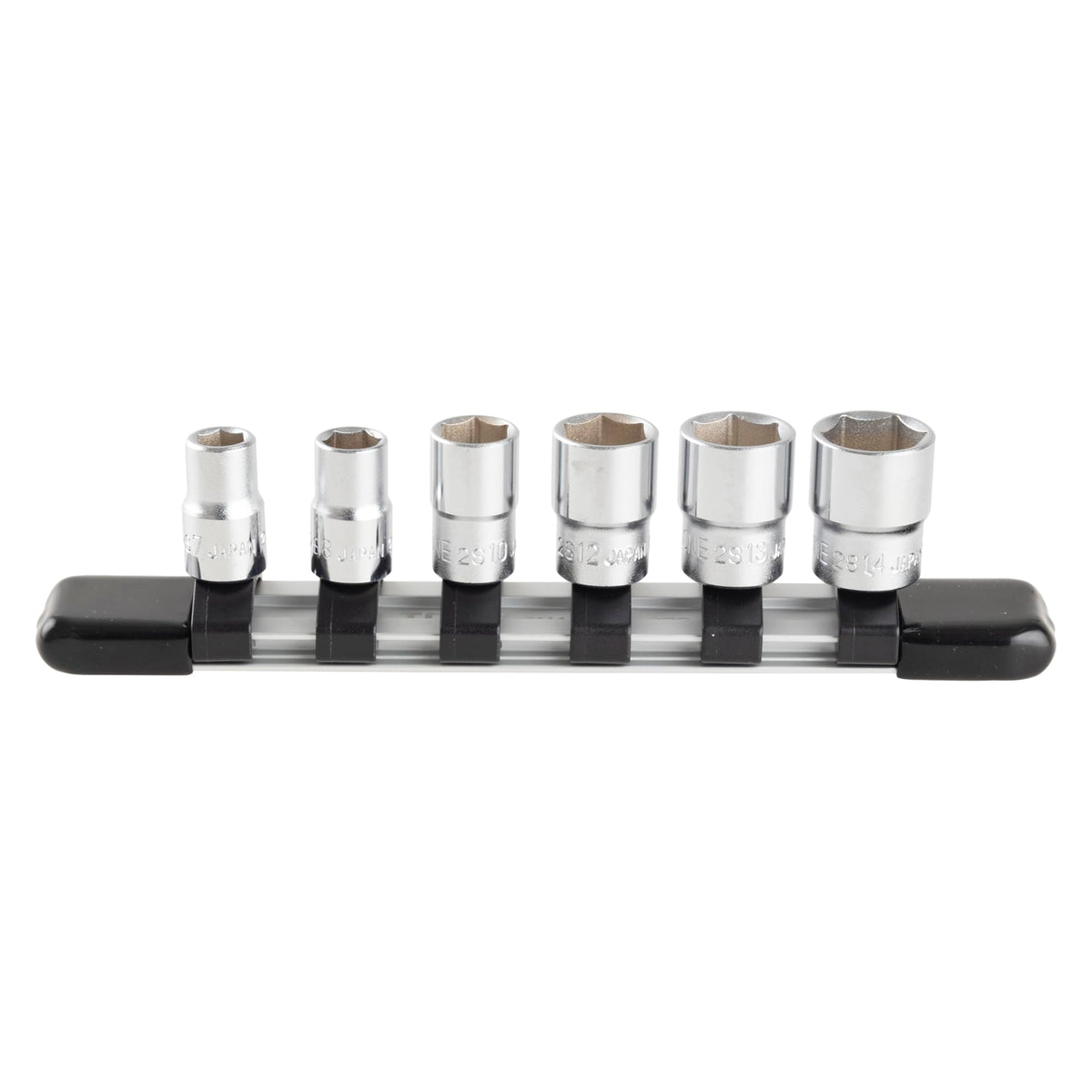 TONE Socket Set 6-Point with Socket Holder HS206 1/4" Inch Drive 6-Piece