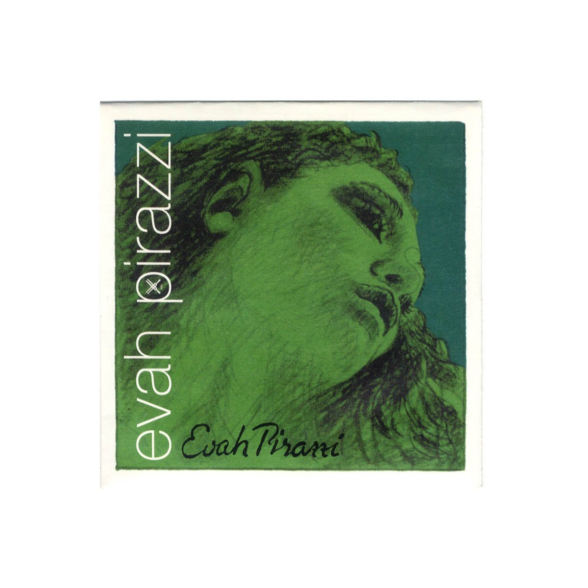 Evah Pirazzi Eva Pilazzi Violin String D-Line Synthetic Core 1/4-1/8 Silver Roll 4193