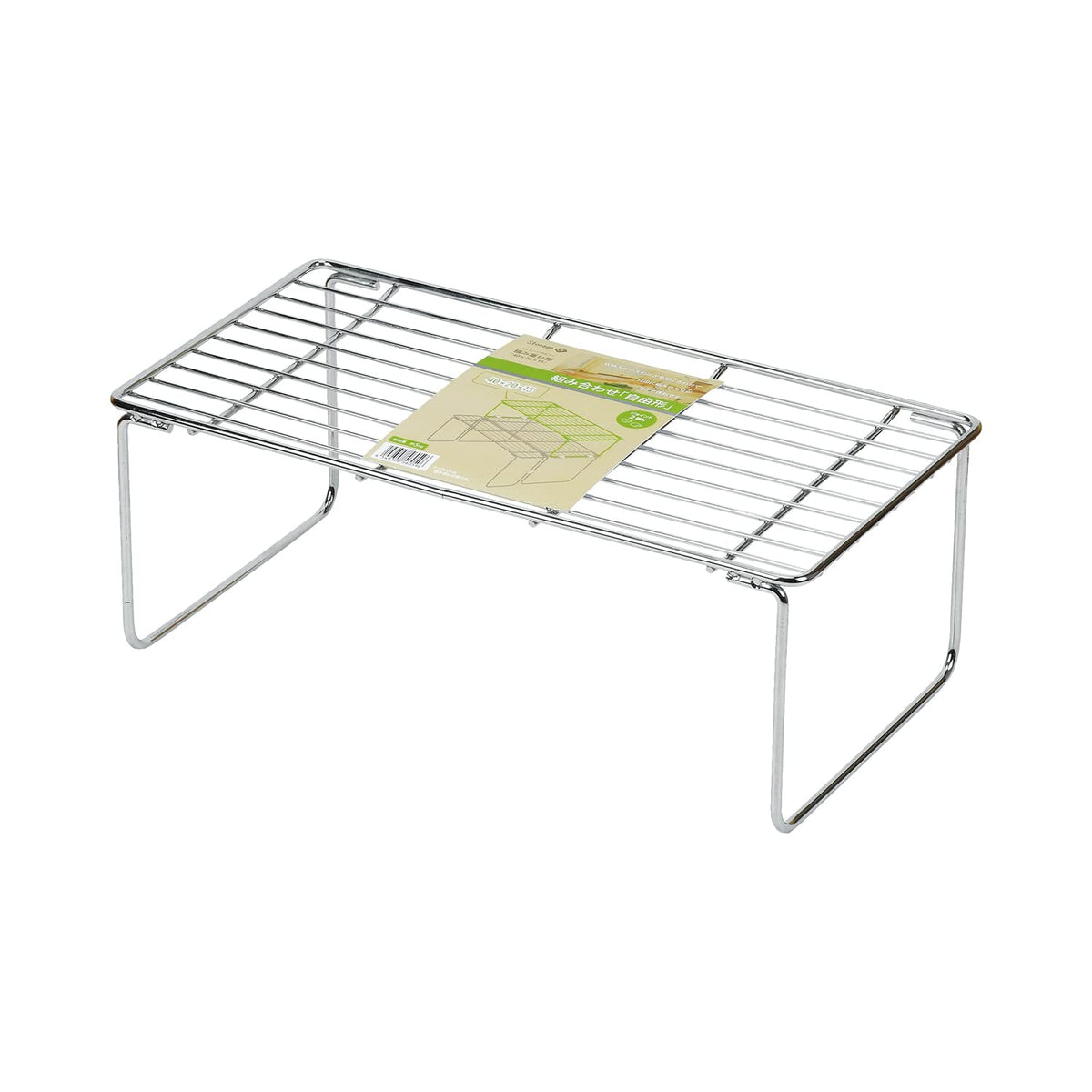 Pearl Metal HB-6059 Stacking Shelf Rack, Kitchen Storage, Storage Alpha, 1.6 x 0.8 x 0.6 inches (40 x 20 x 15 mm)