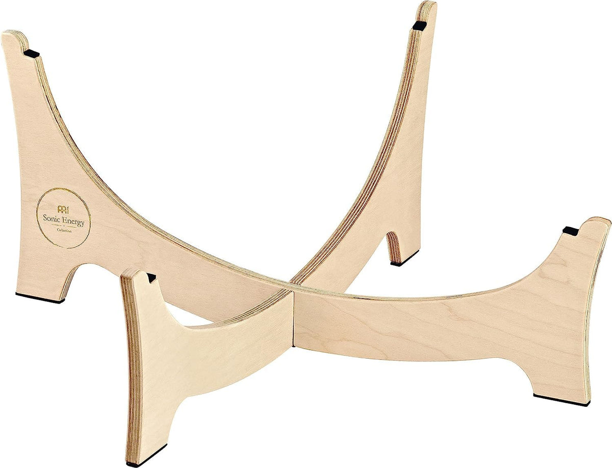 Inclined Handpan Stand for Seated Position, Baltic Birch Wood — MADE IN EUROPE — for Meditation, Sound Healing Therapy and Yoga, 2-YEAR WARRANTY